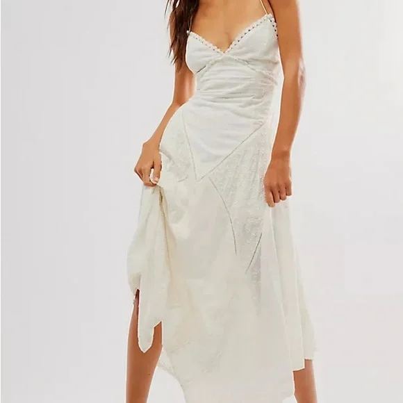 Free People Heart of Mine White Maxi Dress - Picture 4 of 5